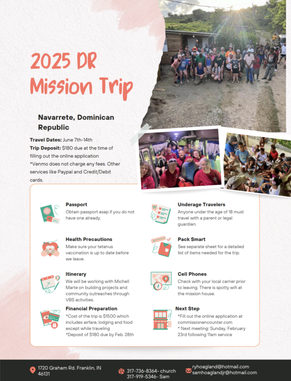 2025 Dominican Republic Mission Trip